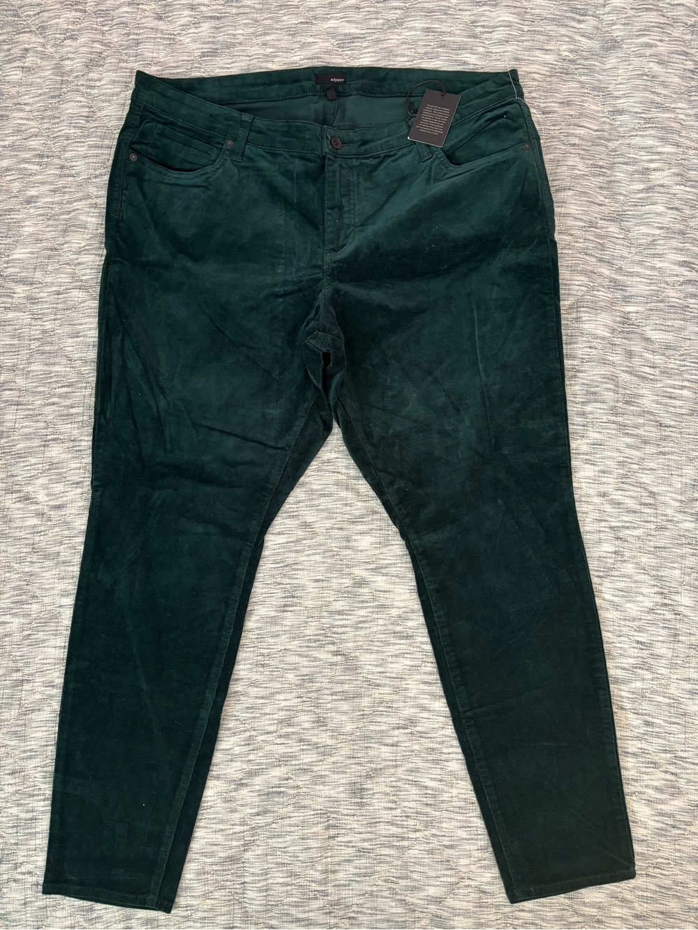 Edyson Hampton Skinny Corduroy Jeans In Forest Green Sz 20W NWT - - Picture 4 of 8